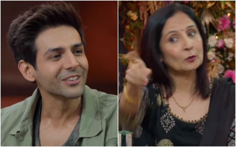 OMG! Kartik Aaryan’s Mother Mala Tiwari Declares She Wants A ‘Doctor Bahu’ On Kapil Sharma’s Show, Leaves Audience In Splits- WATCH
