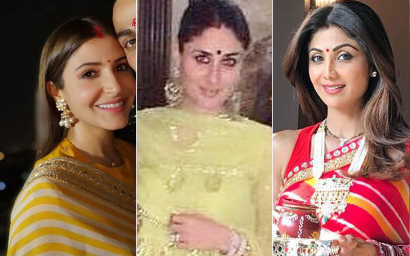 Karwa Chauth 2019: Check Out Saree And Suit Trends For Women Inspired By Actresses Anushka Sharma, Kareena Kapoor Khan, Shilpa Shetty