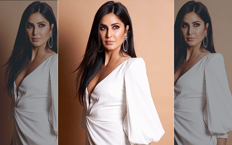 Katrina Kaif's Sizzling White Gown With A Plunging Neckline And Balloon Sleeves Is Expensive AF, You Guys