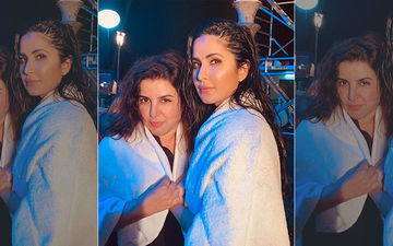 Towel Series Continues! Katrina Kaif Shares An Adorable Photo Of ‘Mummy’ Farah Khan From Sets
