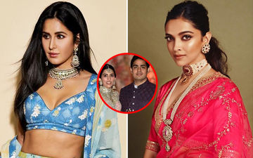 Katrina Kaif And Deepika Padukone Make Late-Night Starry Entry At Akash Ambani and Shloka Mehta’s Wedding