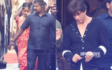 Saree-Clad Katrina Kaif Looks Ravishing On The Sets Of Zero