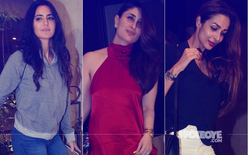 Katrina Kaif, Kareena Kapoor, Malaika Arora Let Their Hair Down At Manish Malhotra’s Party