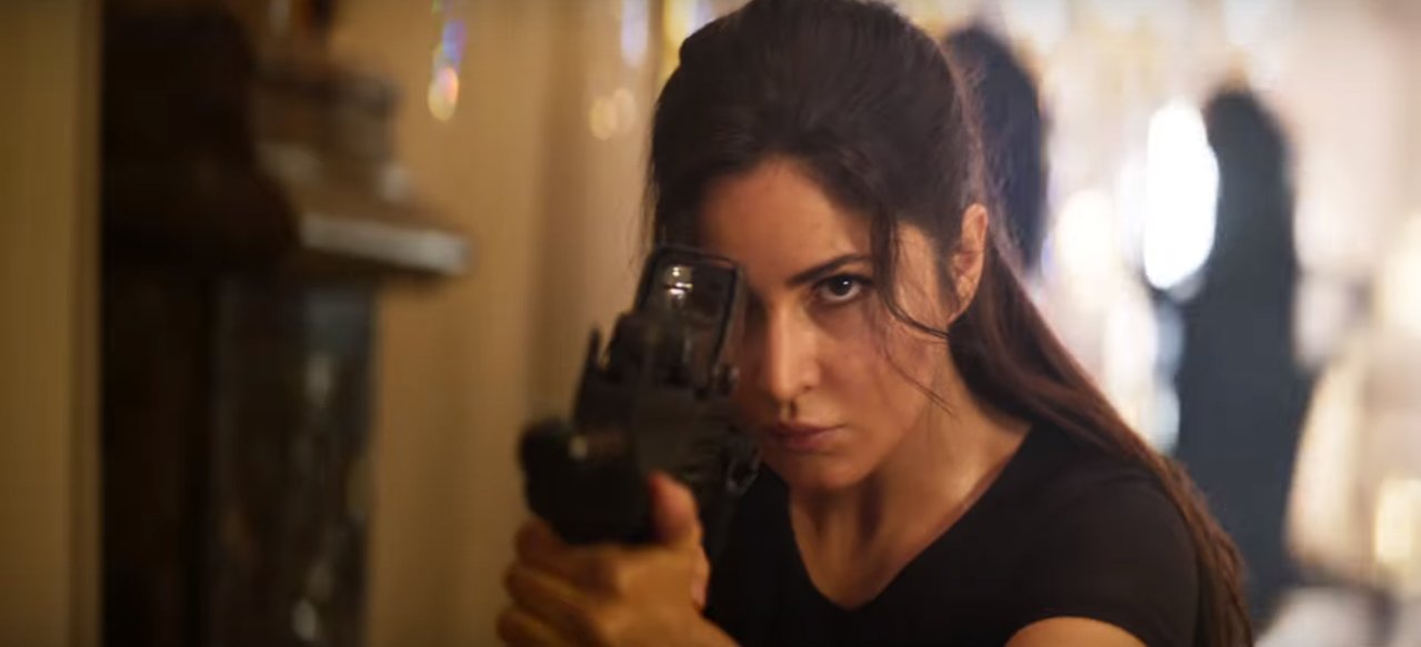 katrina kaif performs an action sequence