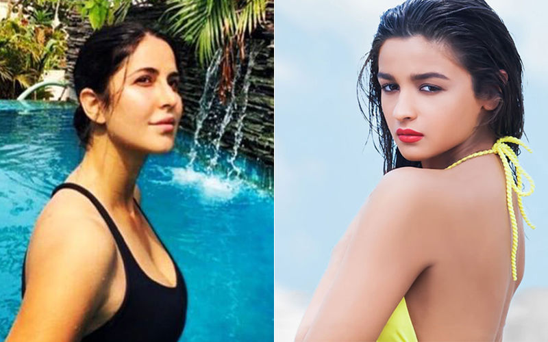 Katrina Kaif's Black Swimsuit Picture In Pool Makes Alia Bhatt Sit Up And Appreciate