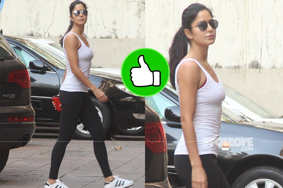 katrina kaif snapped post gym session