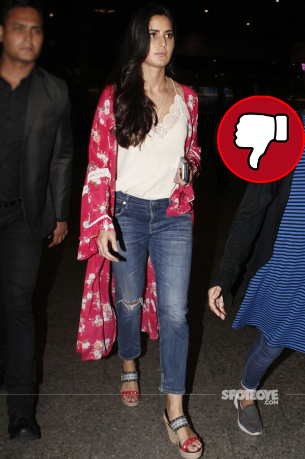 katrina kaif spotted at the mumbai airport