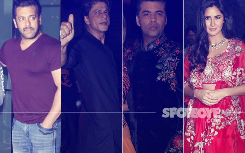 PICS: Salman Khan, Shah Rukh Khan, Karan Johar, Katrina Kaif Party The Night Out At Arpita Sharma's Diwali Bash