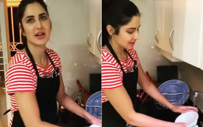 Coronavirus Lockdown: Katrina Kaif Does Dishes While Quarantined; Gives Cleaning Tutorial And An Important Kitchen Tip