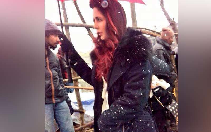 Katrina Sports Red Hair In Fitoor