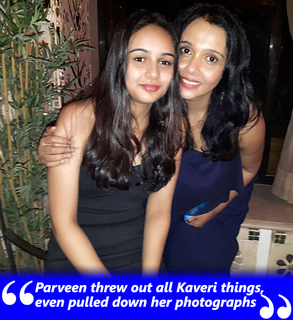 kavita krishnamoorthy with her daughter kaveri