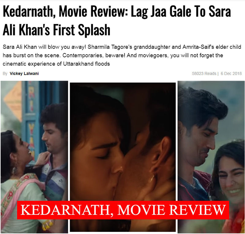 kedarnath movie review