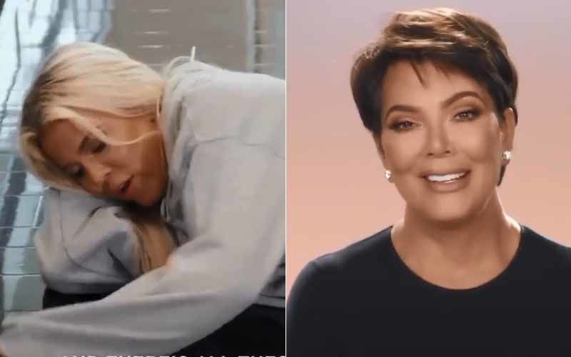 Kris Jenner Talks About Khloe Kardashian's OCD As She Wipes The Floor With Her Sleeves - WATCH VIDEO