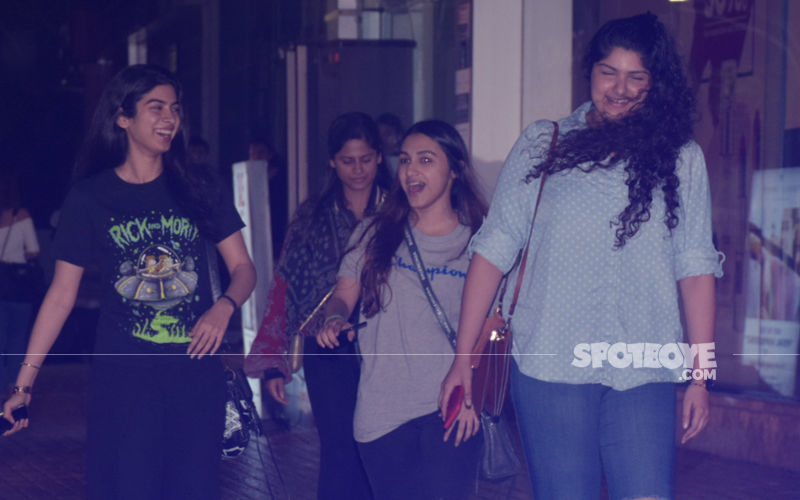 Cannot Stop Smiling: Sisters Khushi & Anshula Watch A Movie Together