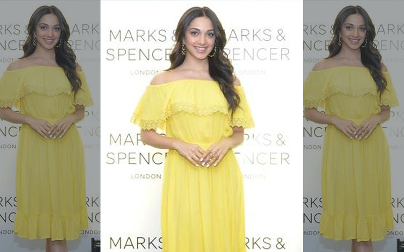 Kiara Advani Just Made This Summer Hotter In Her Stunning Sun Gold Layered-Lace Dress