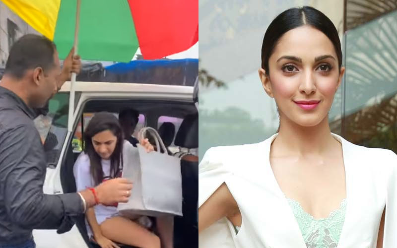 Kiara Advani BRUTALLY TROLLED For Making Security Guard Hold Umbrella For Her; ‘Kya Natuaki Hai Khud Ka Umbrella Tak Nhi Le Kr Chalte Hai’-See VIDEO