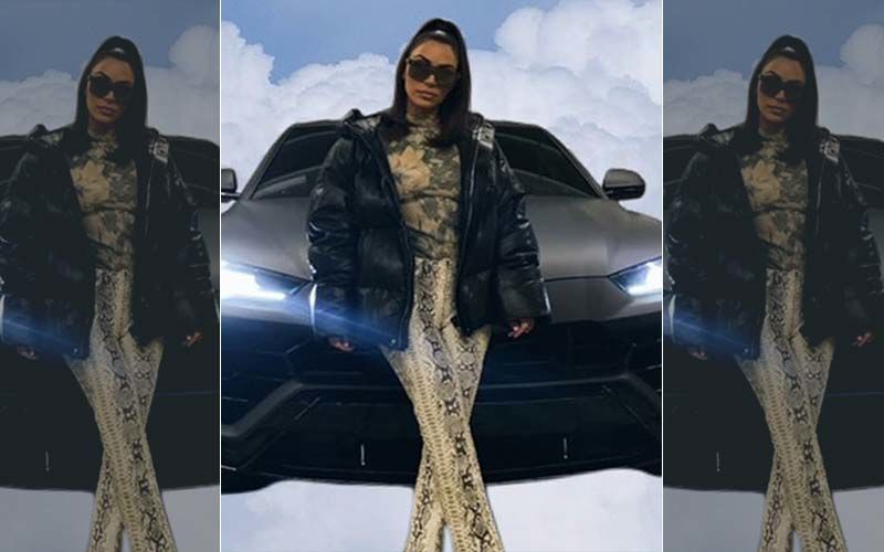 Kim Kardashian Posts Pic With Car On Photoshopped Clouds, 'Looks Like A Hood Obituary,’ Say Fans