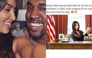 Kanye West Announces He S Running For Us President Memes Imagining Kim Kardashian As The First Lady Take Over Twitter