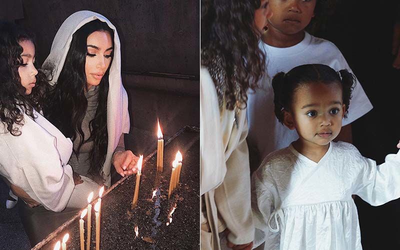 Kim Kardashian And Her Children Get New Names At Armenian Baptism