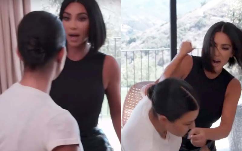 KUWTK: Kim Kardashian Reveals Kourtney Scratched Her So Hard, She Was BLEEDING; ‘Went Over And Slapped Her Back’