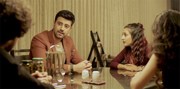 kiran areem kartik and meera in a still from girl in the city 2