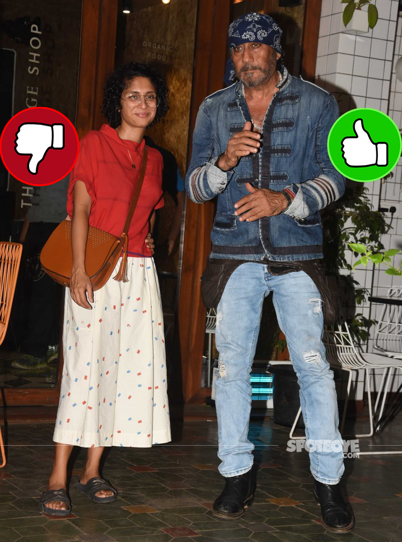 kiran rao jackie shroff at village shop