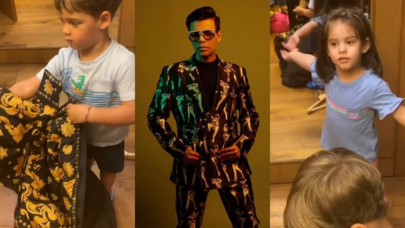 Karan Johar’s Quarantine Diaries: Surprisingly, Yash Approves Of His Dad’s ‘Blanket-Like’ Versace Jacket, Roohi Wants To Go Out – VIDEO