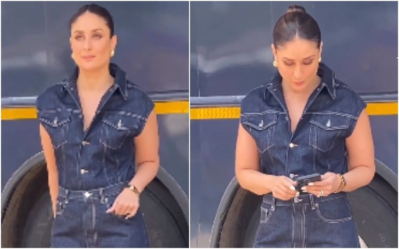 Kareena Kapoor Khan Sheds Boss-Lady Vibes In A Denim Jumpsuit, As She Gets Ready For A Shoot; Fans Say, ‘Always Looks Cool And Beautiful’