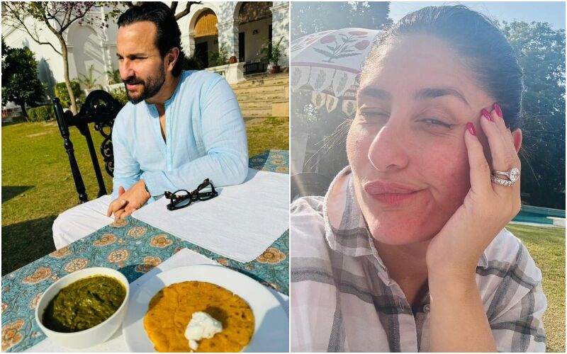 Kareena Kapoor Khan Enjoys ‘Sarso Ka Saag’ With Hubby Saif Ali Khan At The Pataudi Palace; Step-Daughter Sara Ali Khan Reacts