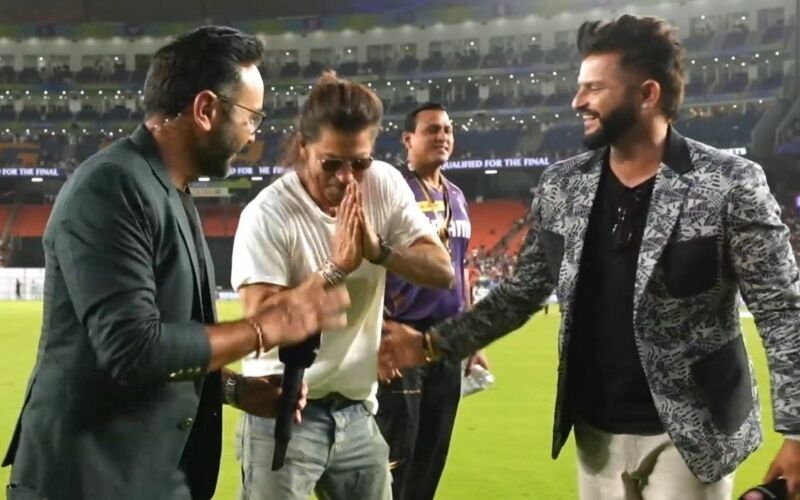 Shah Rukh Khan Apologises To Suresh Raina With Folded Hands After KKR’s Win In IPL 2024; Video Goes VIRAL, Netizens Say, ‘Only Down To Earth Megastar’