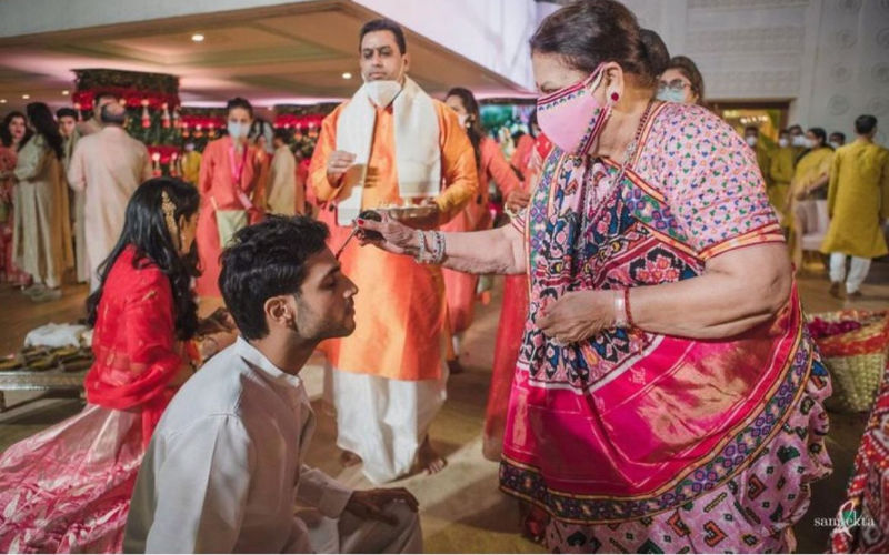 Kokilaben Ambani Wears A Patola Double Ikkat Saree Worth Rs 1.5 Lakhs On Grandson Anmol's Haldi; Her Outfit Pays Homage To Gujarati Roots-See PICS