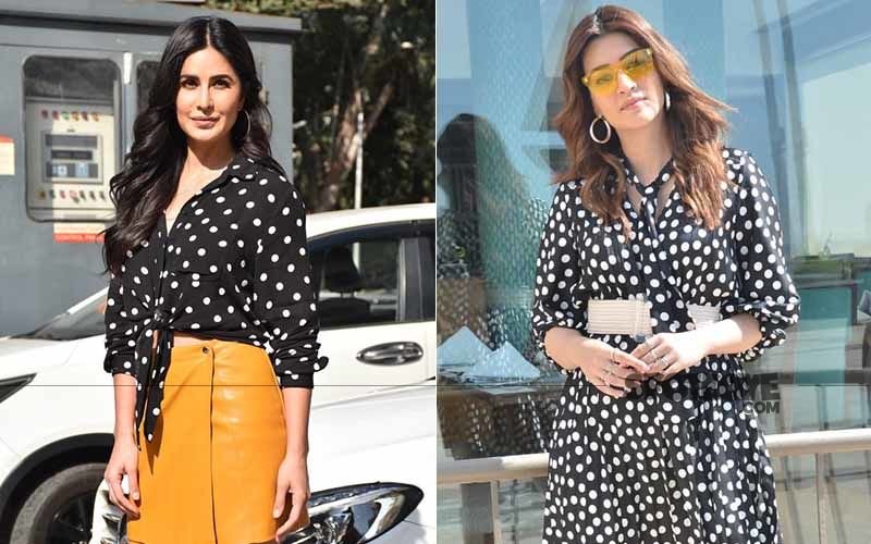 Polka Dot Face-Off: Katrina Kaif And Kriti Sanon – Who Pulls Off The Retro  Style Like A Queen?