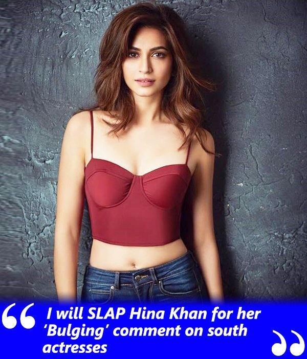 kriti kharbanda will slap hina khan