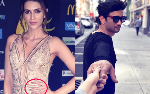 kriti sanon and sushant singh rajput