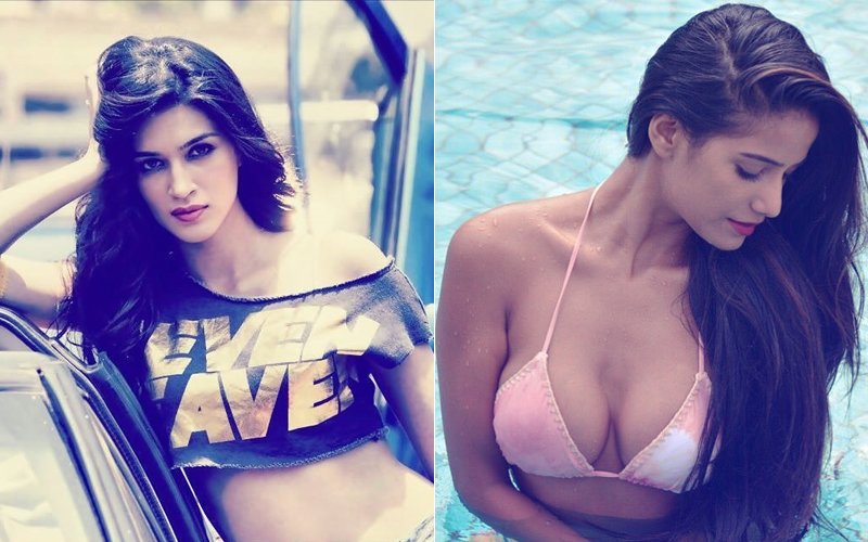 Pool Babes: Kriti Sanon Takes A Dip In The Water; Poonam Pandey Dives Deeper