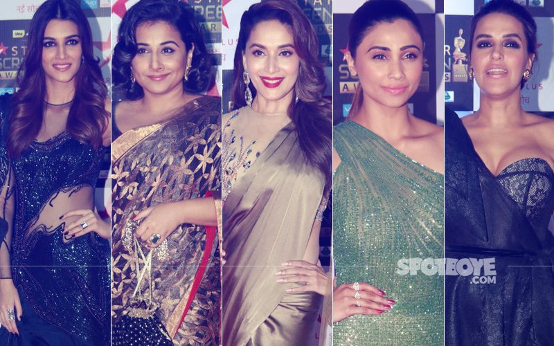 BEST DRESSED & WORST DRESSED At Star Screen Awards 2018: Kriti Sanon, Vidya Balan, Madhuri Dixit, Daisy Shah Or Neha Dhupia?