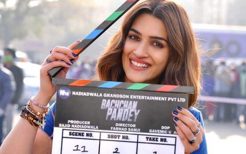 Bachchan Pandey Goes On Floors; Leading Lady Kriti Sanon Shares Pictures From The First Day Of Shoot Sans Akshay Kumar