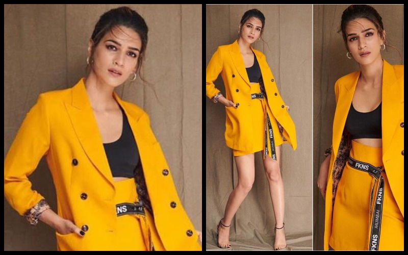 SEXY OR MESSY: Kriti Sanon In A Blazing Skirt-Suit?