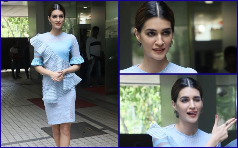 FASHION CULPRIT OF THE DAY: Kriti Sanon’s Ice Blue  Dress Is Freezing Cold!