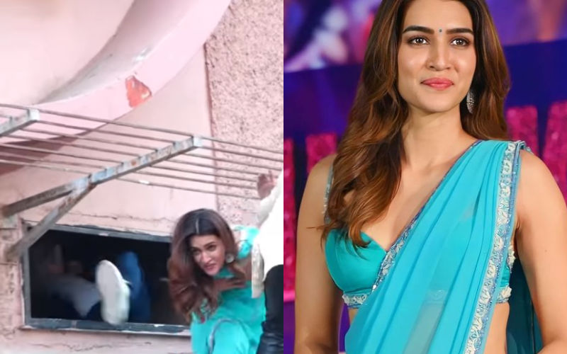 Kriti Sanon Gets Mercilessly TROLLED For Climbing Cinema Hall's Roof To Dance On ‘Thumkeshwari’: ‘Had Ho Gayi Yeh Sab Bhi Karna Padega Ab?-WATCH