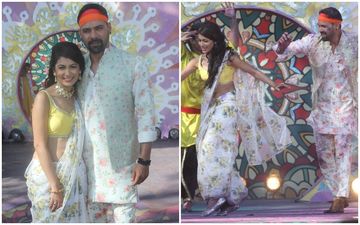 Kumkum Bhagya HOLI Special: Shabir Ahluwalia Aka Abhi And Sriti Jha Aka Pragya 'Go Pagal' Dancing For Rang Malang