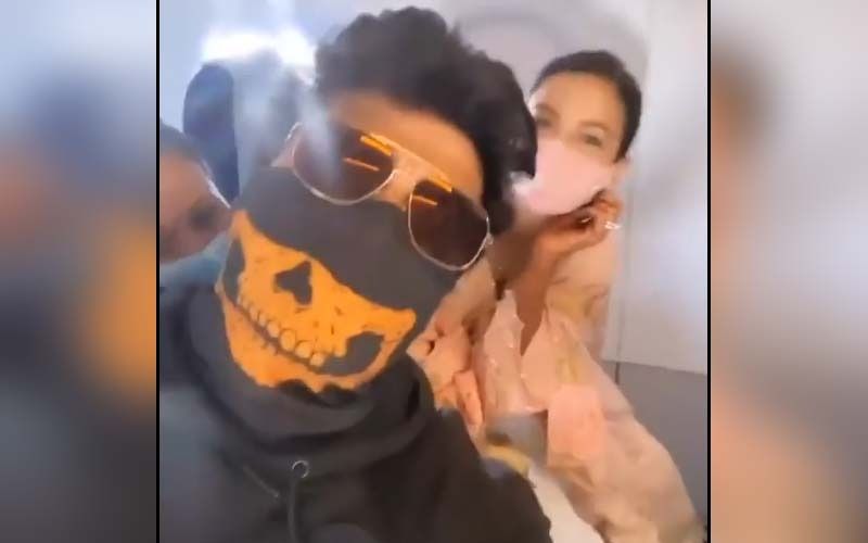 Newlywed Gauahar Khan Runs Into Ex-BF Kushal Tandon In A Flight; Says ‘What Are The Chances?’- VIDEO