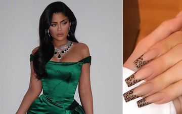 After Emerald Green Kylie Jenner Channelises Her Inner Leopard On Her Nails Watch Video