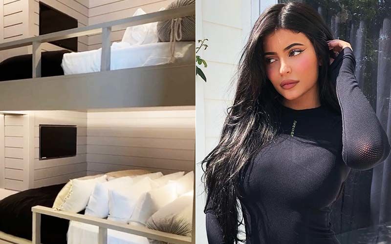 Kylie Jenner Gives A Tour Of Her Massive Bunk Room Having Six Beds With Personal TVs; Fans Ask, ‘Who Sleeps There, The Entourage?’-WATCH