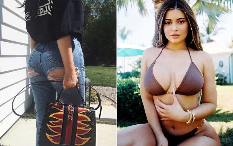 Kylie Jenner Sports Butt-Ripped Jeans, Something Weirdly Sexy About It - PI...