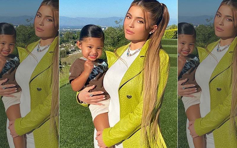Kylie Jenner’s 2-Year-Old Daughter Stormi Casually Sits Holding A Louis Vuitton Mini Handbag Worth A Staggering Rs 88k- PIC INSIDE