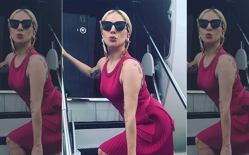 Lady Gaga Dazzles In A Revealing Red Mini Dress, And We Can’t Take Our Eyes Off Her