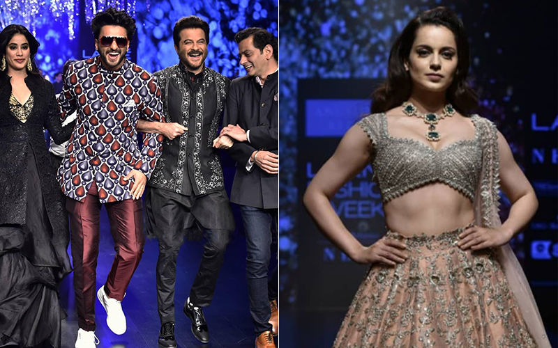 Lakme Fashion Week 2019: Ranveer Singh, Janhvi, Anil Kapoor Mark A TAKHT Reunion, While Kangana Ranaut Reminds Us Of FASHION Days
