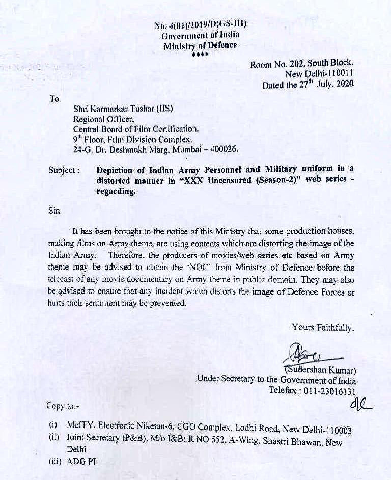 letter to cbfc