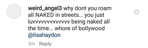 lisa haydon gets trolled